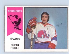 VINTAGE HOCKEY CARD OPC 1974-75 WHA QUEBEC NORDIQUES REJEAN HOULE NO903