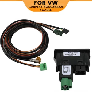 5G0035222E Carplay Media USB Socket AUX Plug Port Unit Module Cable Connector - Picture 1 of 7