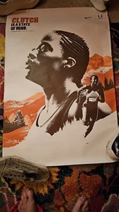  Vintage Nike Poster ☆ Clutch is a State of Mind ☆ Lauryn Williams ☆ USATF - Bild 1 von 6