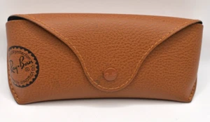 Ray ban Brown Leather Pouch Universal Soft Sunglasses Case *FREE SHIP* - Picture 1 of 2