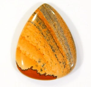 31 CT 100% NATURAL IMAGEN JASPE PERA FORMA CABUJÓN PIEDRA PRECIOSA 32x25x5 MM AH=0138 - Imagen 1 de 6