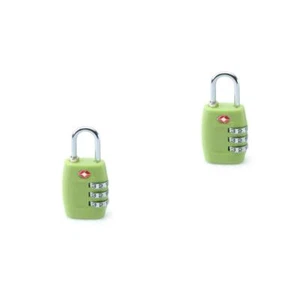 Set of 2 Passwort TSA-zugelassene Schlösser Gepäck Vorhängeschloss - Bild 1 von 9