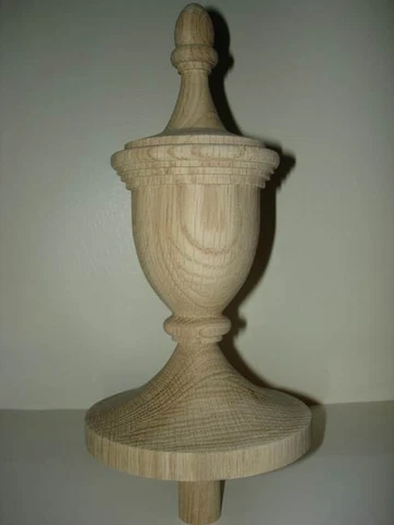 WOOD FINIAL UNFINISHED FOR NEWEL POST FINIAL OR CAP  Finial #42 Cover