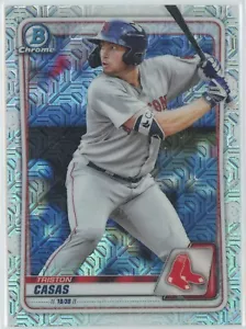 Tarjeta refractora mega caja cromada Bowman Triston Casas 2020 # BCP-18 - Imagen 1 de 2