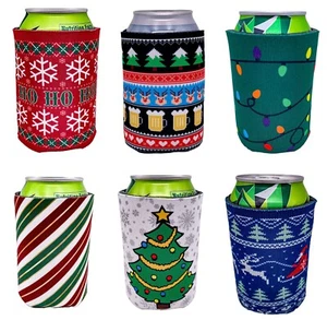 Barattolo pieghevole modello natalizio varietà Coolie confezione da 6 feste - Foto 1 di 3