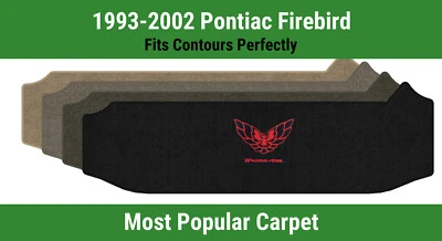 Alfombra de cubierta pequeña Lloyd Ultimat para '93-02 Firebird con rojo con pájaro y negro Trans Am Foto 1 de 4