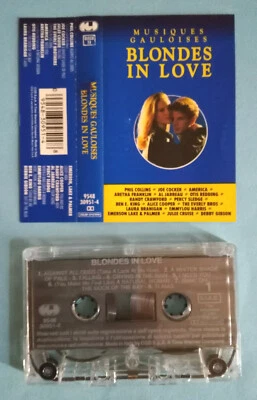 MC Musicassetta Compilation MUSIQUES GAULOISES Blondes In Love america   - Immagine 1 di 2