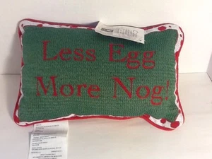 Almohada para lanzar palabras menos huevo más nog 12,5 x 8,5 - Imagen 1 de 3