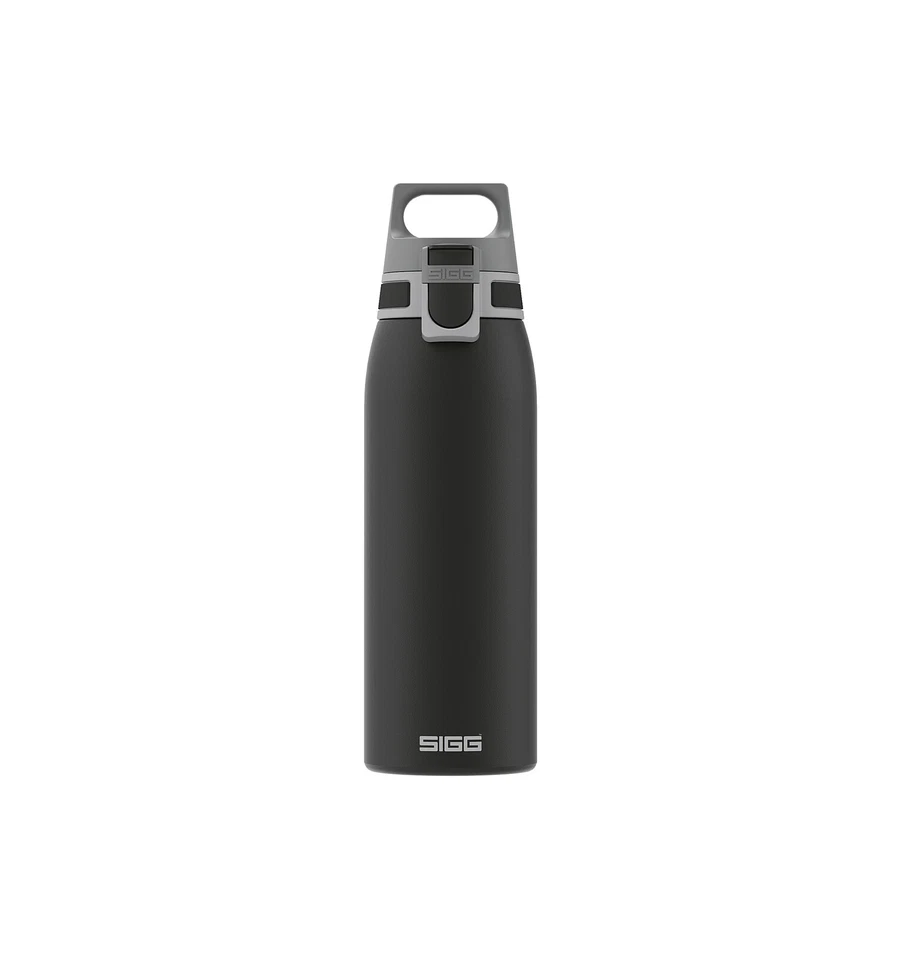 SIGG Trinkflasche Shield ONE Black | 1 L | 18/8-Edelstahl