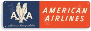 American Airlines Retro Airport Aviation Sign D145 - Picture 1 of 3