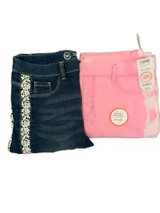 NWT SET OF 2 Wonder Nation Girls Jegging Size XXL (18) Stretchy & Back Pockets - Picture 1 of 5