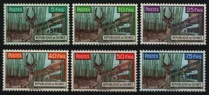 Guinea 1961 - Mi-Nr. 86-91 ** - MNH - Animales salvajes / Animales salvajes - Imagen 1 de 1