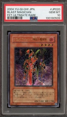 Yu-Gi-Oh! Blast Magician Japanese Ultimate Rare FET-JP020 PSA 10 Gem Mint - Image 1 of 2
