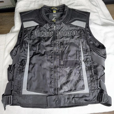 Chaleco Ajustable Cremallera Completa Motocicleta Scorpion Exo Skeleton (Sin Forros) S-L Negro Foto 1 de 4