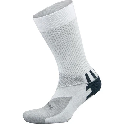 Balega Enduro Crew Running Socks - White/Gray Heather - Image 1 of 4