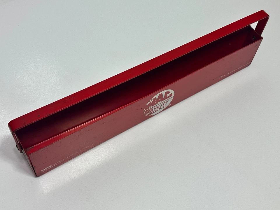 Organizador de bandeja soquete de metal MAC Tools USA 13,5" de largura vermelho com alça, VT15 - Imagem 1 de 4