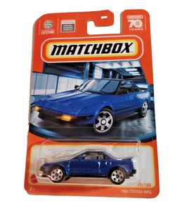 Matchbox: 1984 Toyota MR2 Blue #95, 70 Years, Lights Down, Left Hand Drive - Picture 1 of 6