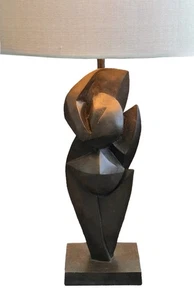 Porta Romana Danseur Table Lamp Cubist Style Sculpture - Picture 1 of 12