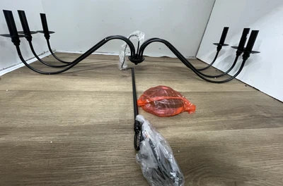 Elegant Lighting LD5056D42MB Rohan 6 Light 42" Candle Style Chandelier-READ- - Image 1 of 4