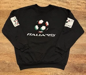 Italia 90 Football World Cup Vintage Promotional Jumper 80’s Men’s XXL (XL) - Picture 1 of 8