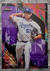 Seth Lugo #156 - 2024 Topps Finest - Purple Refractor /200 - ROYALS - Picture 1 of 2