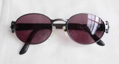 Gafas de sol años 90 JEAN PAUL GAULTIER 56-6104 hechas en Japón lentes moradas vintage Foto 1 de 4