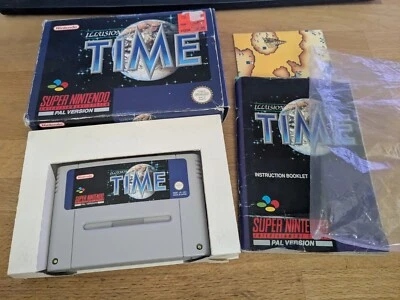 Illusion of Time Super Nintendo SNES Boxed PAL CIB OVP UKV - Bild 1 von 4