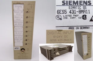 Siemens Simatic S5 6ES5 431-8MA11 Digital Input Module E-Stand 01 21-2 #6155 - Picture 1 of 1