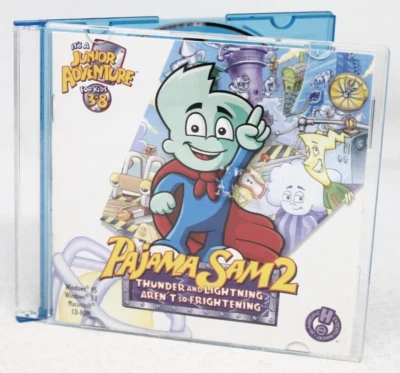 Pajama Sam 2: Thunder And Lightning Aren’t So Frightening (PC, 1998) VG Disc - Image 1 of 4