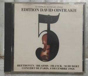 Oistrakh & Richter - Beethoven Brahms Franck Live Paris 1968 LCDM CD No IFPI NM - Picture 1 of 3