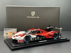 Porsche 963 LMDH #7 Porsche Penske 24h Daytona 2023 1/18 Spark w/ Display Case - Picture 1 of 10