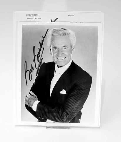 Bob Barker PRICE IS RIGHT Hand Signed Autographed Script + Signed Photos Cover