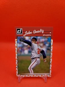 2023 BÉISBOL DONRUSS EN LLAMAS /75 90 RETRO JOHN SMOLTZ ATLANTA BRAVES #265 - Imagen 1 de 2