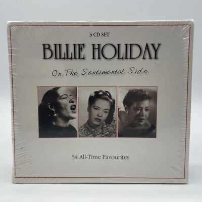 BILLIE HOLIDAY - On Sentimental Side - 3 Set - 3 CD - Box Set Dual Disc - *NEW* - Image 1 of 2