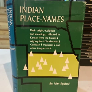1968 Indian Place-Names by John Rydjord - Imagen 1 de 12
