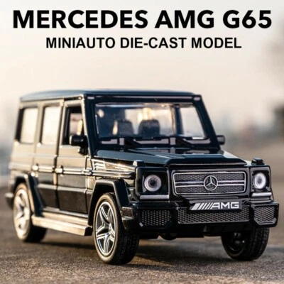 1/32 Scale Mercedes AMG G65 Diecast Model Car Toy Collectible Sound Light Gift - Image 1 of 4