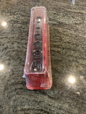 snap on 207imfs 7 piece 3/8 drive sae semi-deep impact socket set sealed - Image 1 of 4