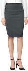 Women Plain Pencil Skirt Ladies Midi Office Work Wear