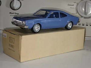 VINTAGE JO-HAN 1973 AMC HORNET MINUET BLUE PROMO MODEL in ORIGINAL BOX - Picture 1 of 4