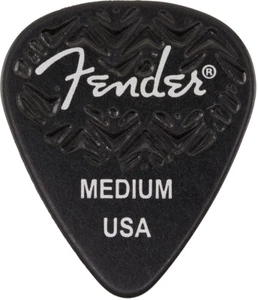 Genuine Fender Wavelength 351 Picks Medium 6 Pack Blk - Picture 1 of 1