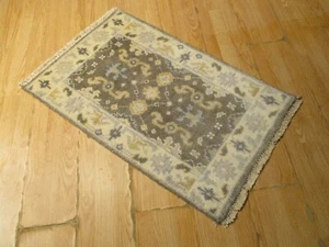 2x3 Turkish-Design-Weave Vegetable Dye Handmade-knotted SOFT Wool Rug 585383 - Picture 1 of 12