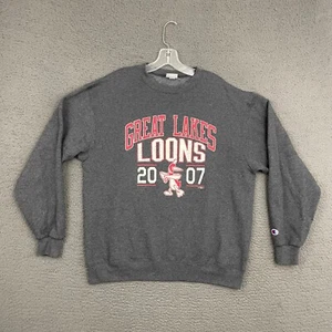 Champion Sweatshirt Mens Large Great Lakes Loons Baseball MLB Pullover Sports - Picture 1 of 9