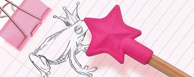 MUSTARD 5x Radiergummikappen-Set für Bleistifte "Zauberstab" Radierer Radiergummi Eraser