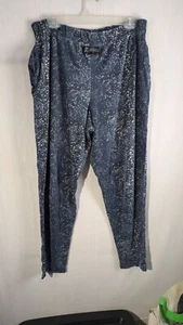 Pantalone Zubaz vintage uomo medio* blu bianco stampa multi animalier anni 90 felpa - Foto 1 di 6