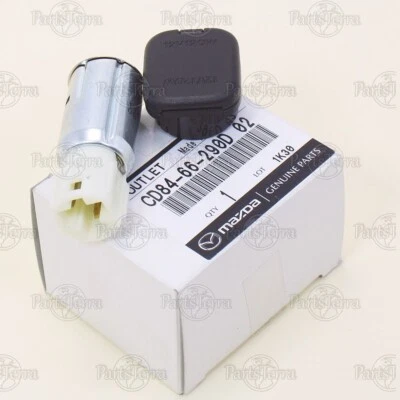Genuine OEM MAZDA 3 MAZDA 6 MX-5 MIATA Center Console Power Outlet CD8466290D02 - Image 1 of 4