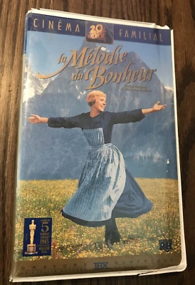 Sound of music (clamshell vhs 4100529) Mélodie Bonheur FRENCH version tested - Image 1 of 4