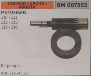 119245259 POMPA OLIO MOTOSEGA DOLMAR SACHS MAKITA 110 111 112 113 115 116 - Imagen 1 de 1