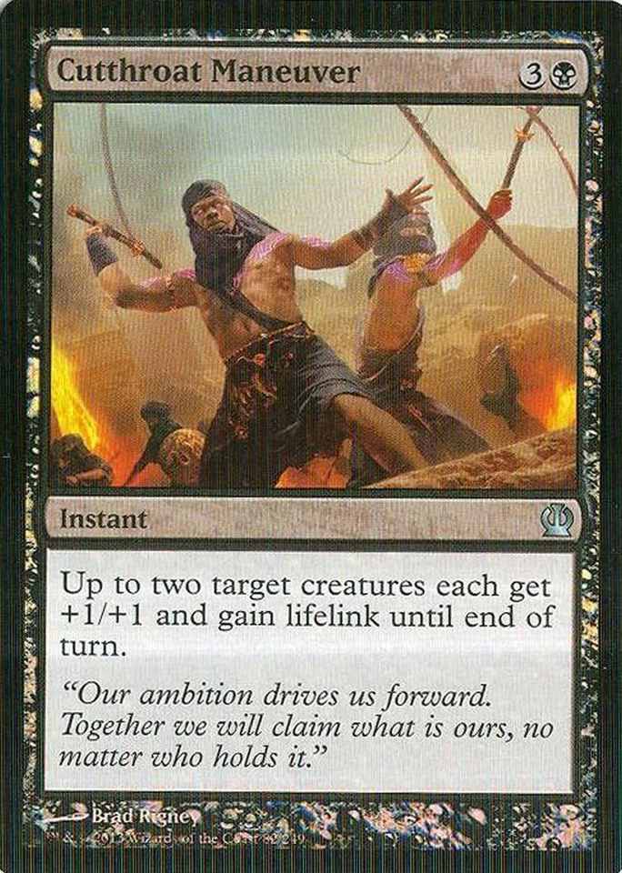 MTG - Theros - Cuthroat Maneuver - Foil - NM - Image 1 of 1