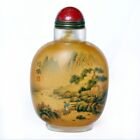 Chinese Glass Interior painting Snuff Bottle landscape paintin Travel