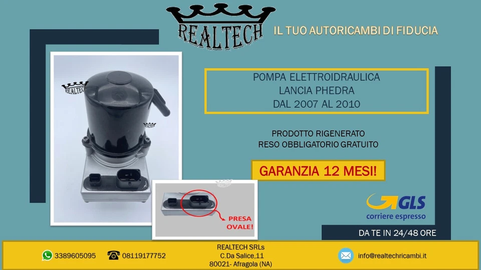 POMPA ELETTROIDRAULICA LANCIA PHEDRA DAL 2007 AL 2010 - Immagine 1 di 1
